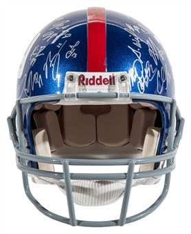 Super Bowl XLII Champion New York Giants Team Signed Helmet With 34 Signatures (PSA/DNA LOA)